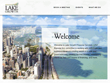 Tablet Screenshot of lakegrowth.com